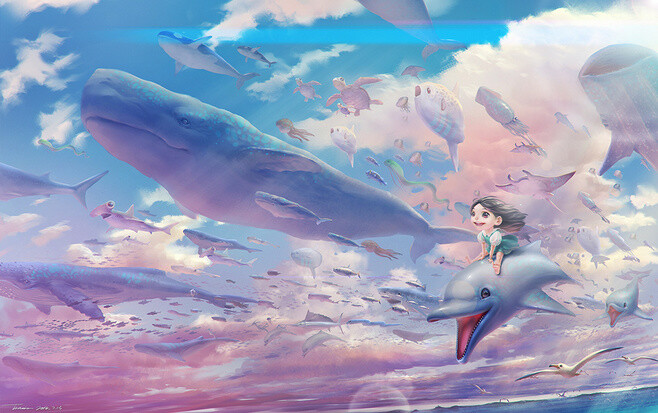 鯨動漫，奇幻海洋世界探索之旅