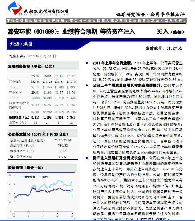 601699潞安環能,自然美景之旅與心靈平和的追尋