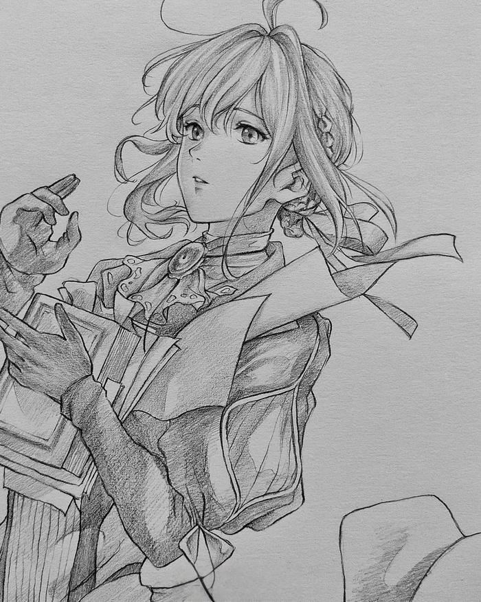 素描動漫人物圖片，藝術(shù)與想象的完美融合展現(xiàn)創(chuàng)意之美