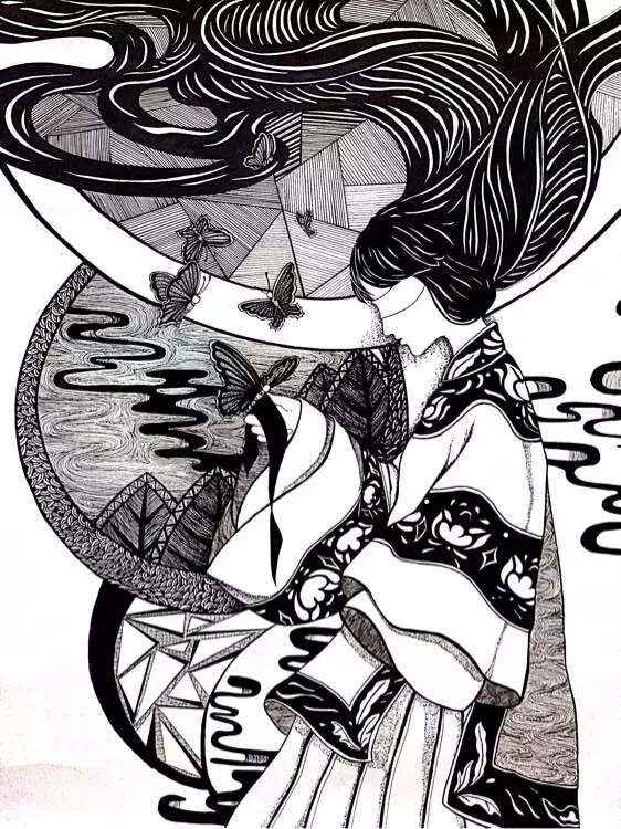 小紅書探索動漫黑白裝飾畫的獨特魅力