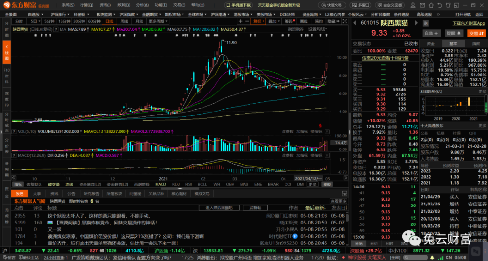 陜西黑貓股票行情——科技力量重塑股市風云的展望