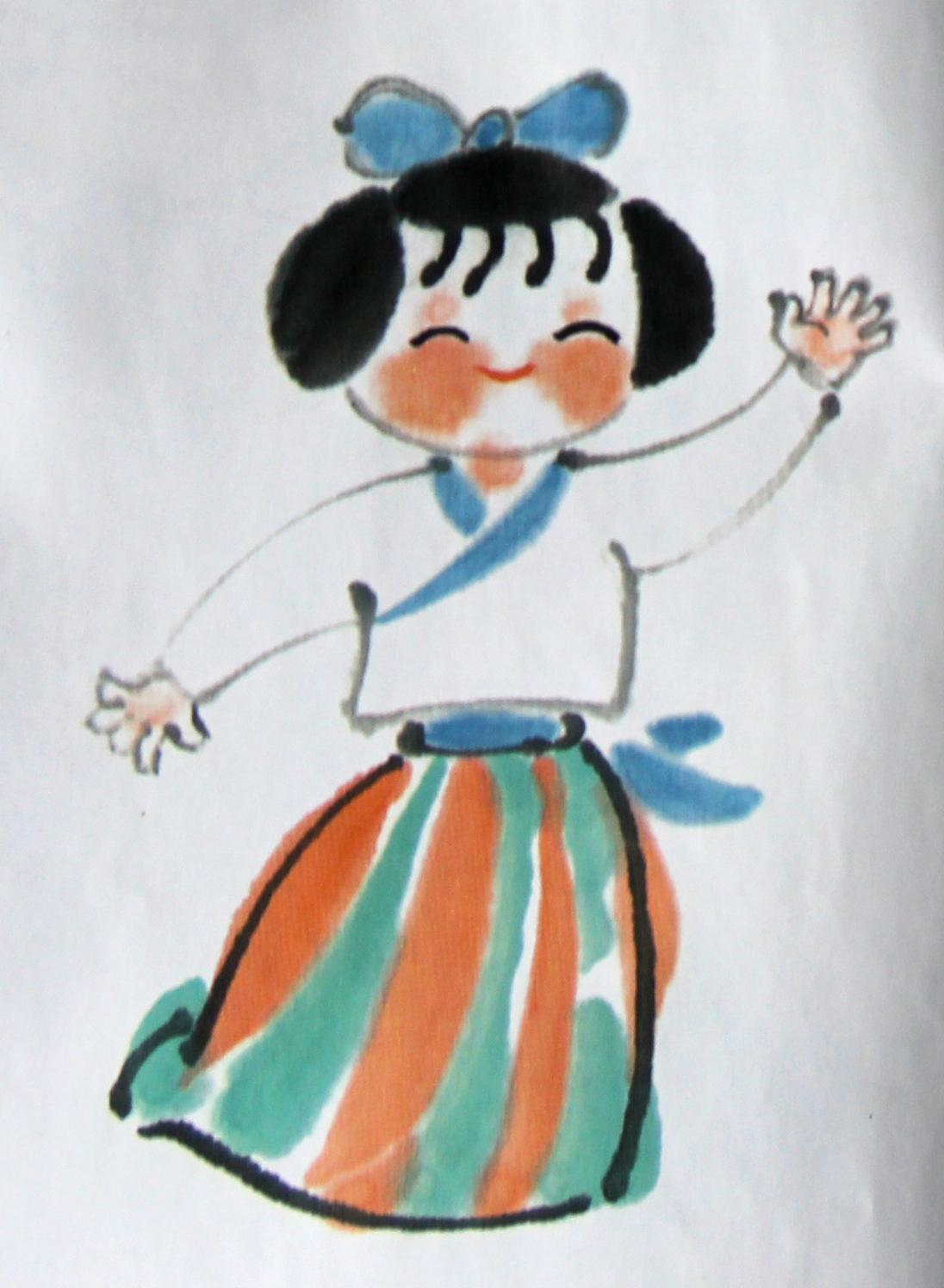 最新幼兒畫,小明的彩色世界與友情紐帶展現魅力風采